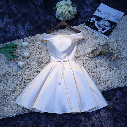 Bridesmaid Annual Party Etiquette Short Dress